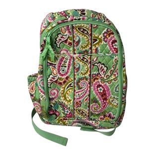 Vera Bradley Tutti Frutti Floral Paisley Quilted Backpack